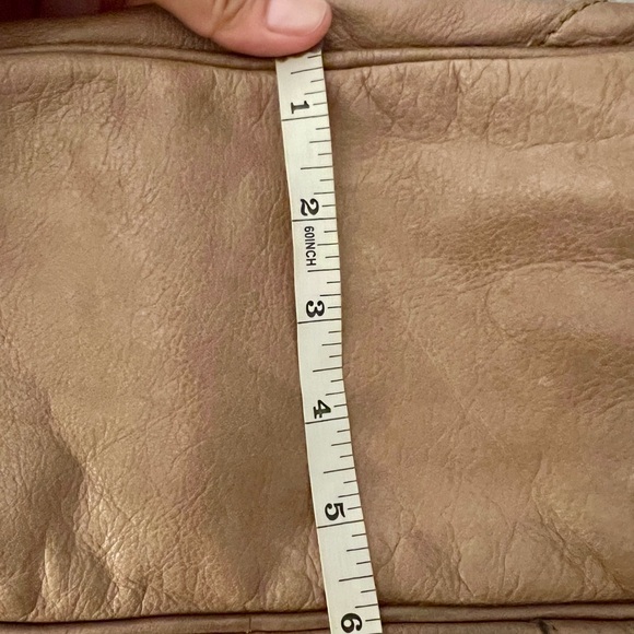 Liebeskind gorgeous quality Soft Taupe Brown Leather Satchel - Picture 12 of 12